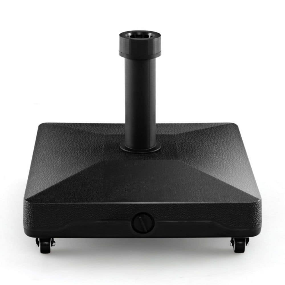 Fillable Patio Umbrella Base with Lockable Universal Wheels & Handle in Black price history on PriceWatchPro