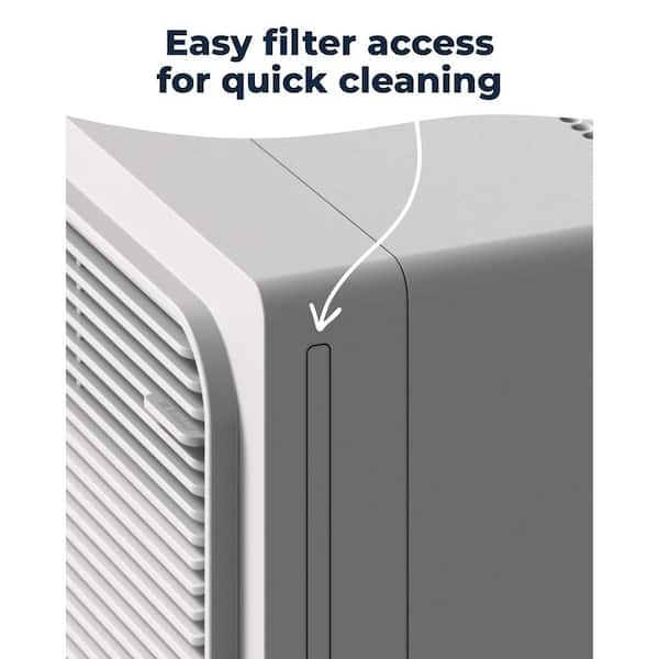 5,000 BTU 115-Volts Quiet Smart Window Air Conditioner, Wi-Fi/Remote, Easy Install, up to 150 sq ft.
