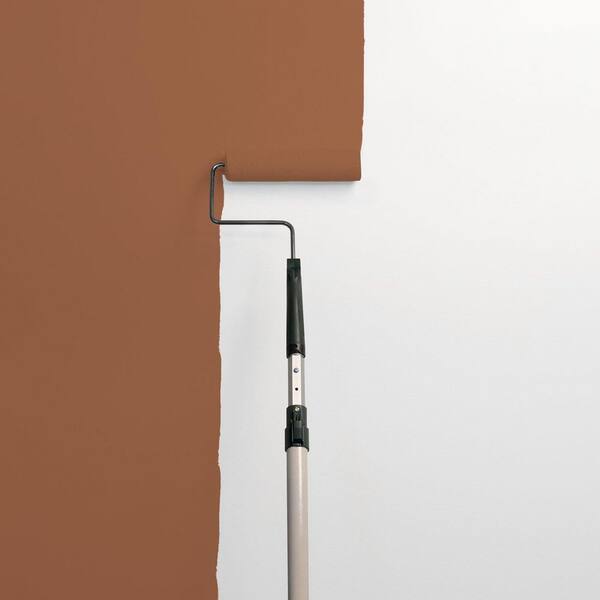Glidden Essentials 1 gal. Cinnamon Spice Flat Exterior Paint