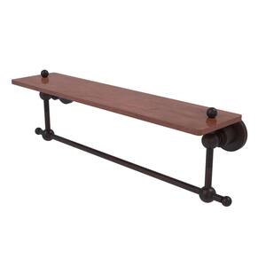 Allied Brass WS-1-22-IRW-CA Washington Square Collection 22 Inch Solid IPE Ironwood Shelf Antique Copper 