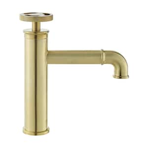 Avallon Single Hole Single-Handle Bathroom Faucet in Brushed Gold