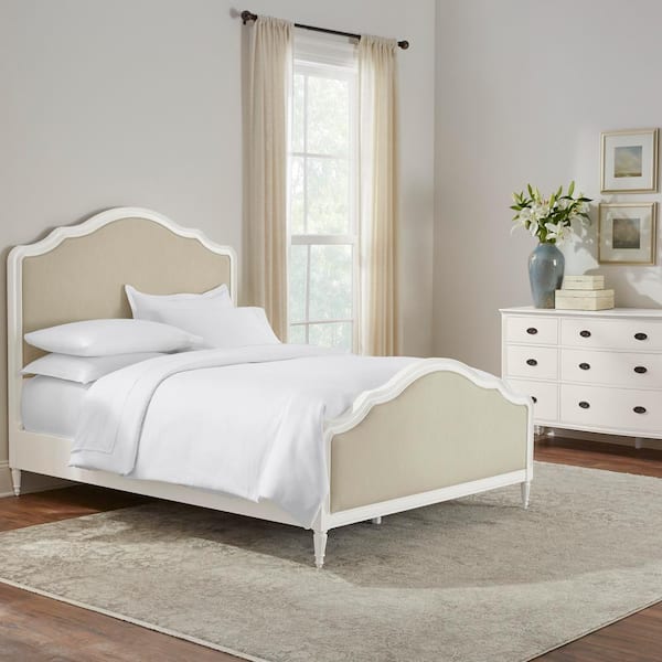 Home Decorators Collection Ashdale Ivory Queen Bed Hd 003 Qbd Iv - Home Decorators Collection Tufted Headboard