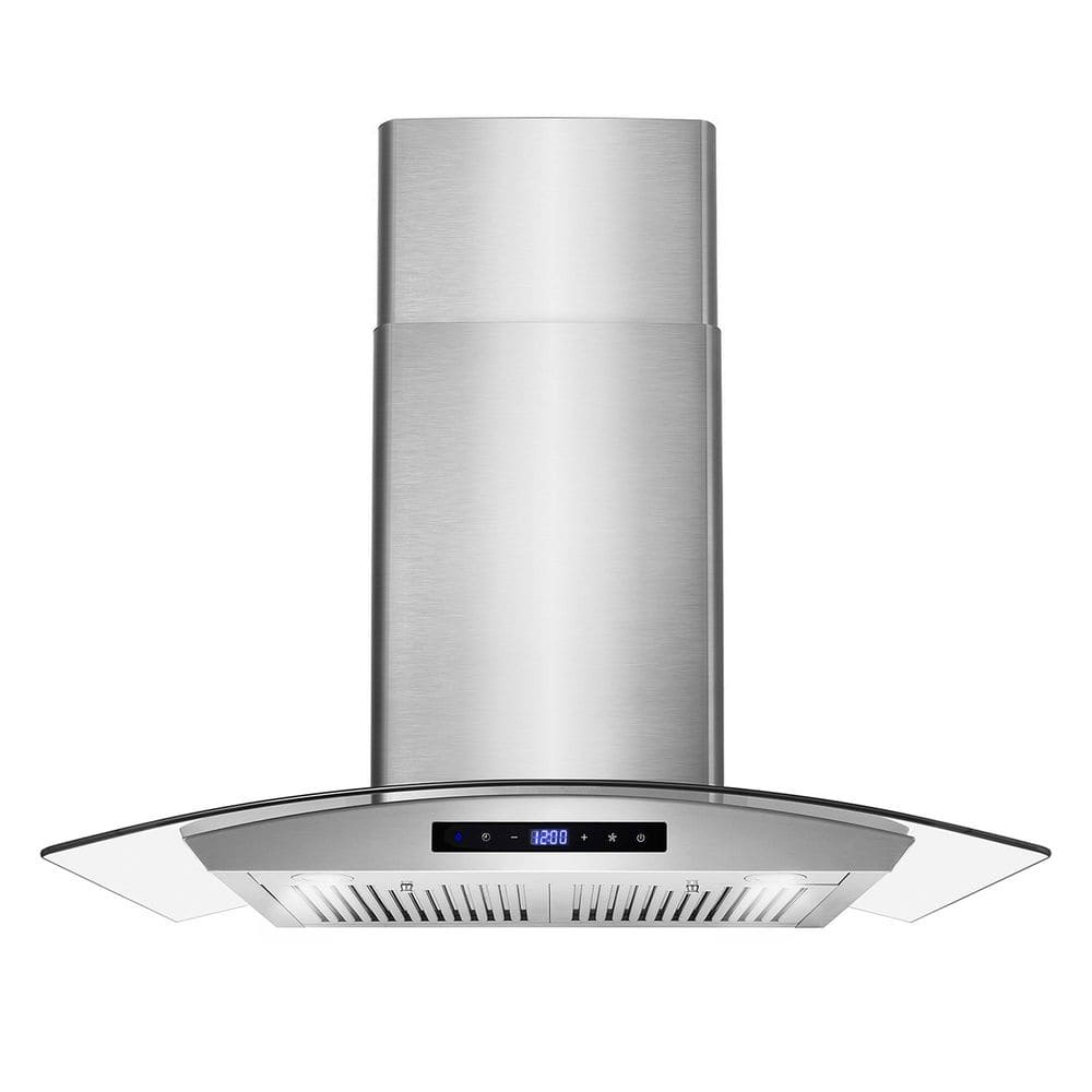 30 in. Vista Collection 380 CFM Ducted Wall Mount Range Hood, Touch Controls, LED Lights, Stainless Steel
