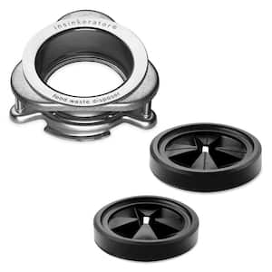 Garbage Disposal 5 in. Quick Lock Mount in Chrome with Mounting Gasket Kit for Badger & Septic Assist Disposals