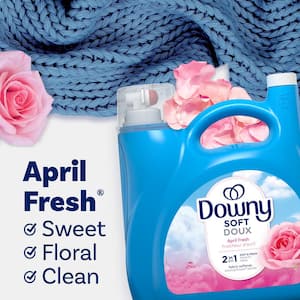 Ultra April Fresh Scent Liquid Fabric Softener, 190-Loads, 140 fl. oz.