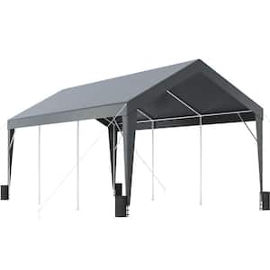 10 ft. x 20 ft. x 9.3 ft. Outdoor Heavy-Duty Car Port Garage Boat Shelter Party Tent