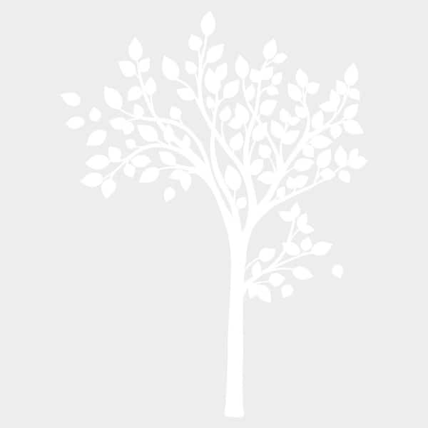 RoomMates White Simple Tree Giant Wall Decals