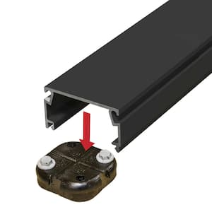 1 in. x 2 in. x 8 ft. Bronze Fast Track Self-Mating Porch Screening Channel