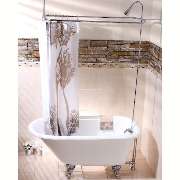 Vintage 2-Handle Tub and Shower Faucet in Polished Chrome