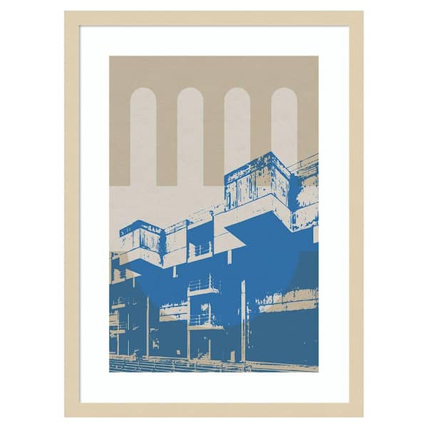 Amanti Art Architecture I by Gary William 1 Piece Framed Giclee Architecture Art Print 25 in. x 19 in.