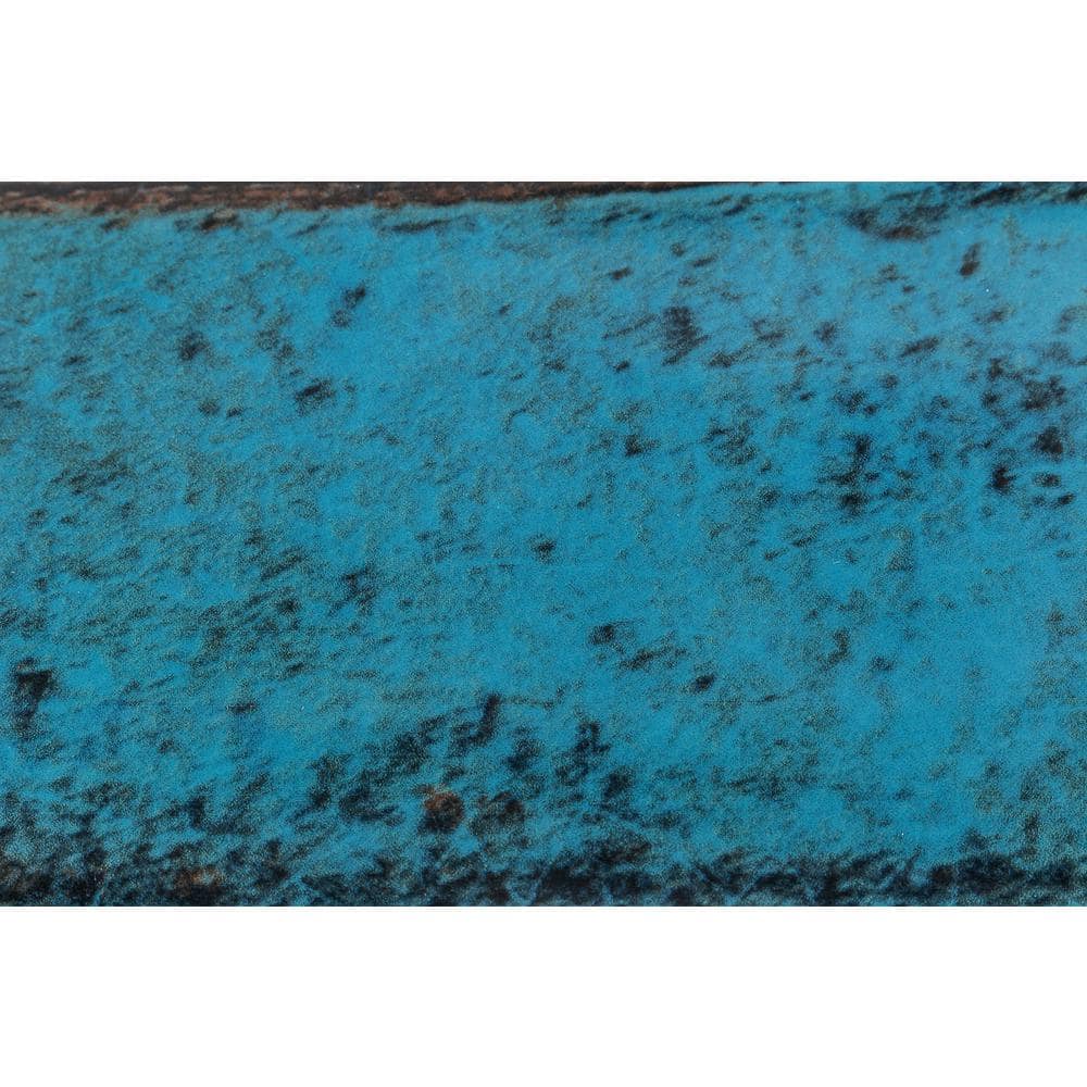 Moze Blue 3" x 12" Polished Ceramic Subway Wall Tile