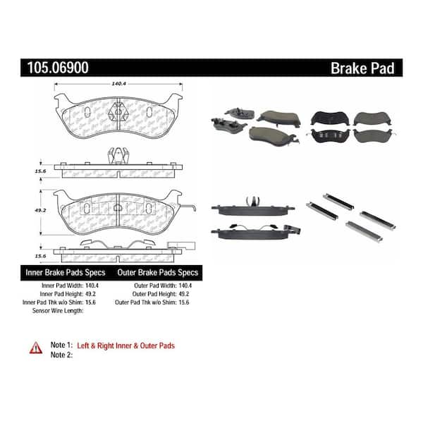 Centric Parts Disc Brake Pad Set