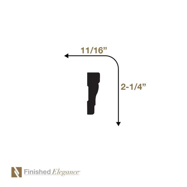 WM 356 5/8 in. x 2-1/4 in. x 84 in. FEMDF Casing DoorPack