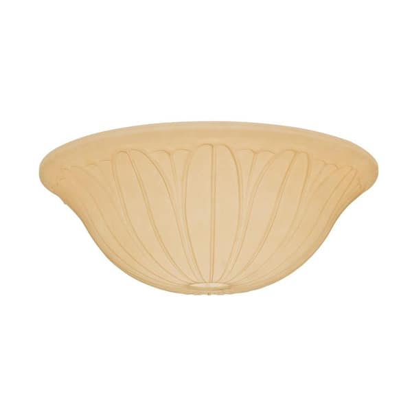 Casablanca Tropical Leaf Toffee Ceiling Fan Glass Bowl for 99023