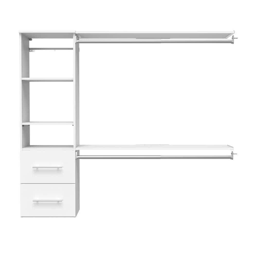 1pc 26l White Drawer Organizer with Metal Frame, Closet Organizers