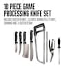 Weston Game Processing Knife Set 83-7001-W - 10 Piece