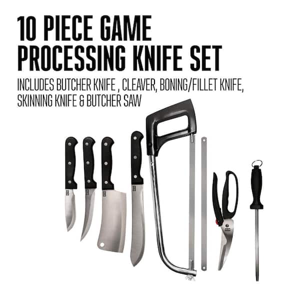 Weston 10 Piece Game Processing Knife Set