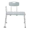 Drive Medical Plastic Transfer Bench with Adjustable Backrest