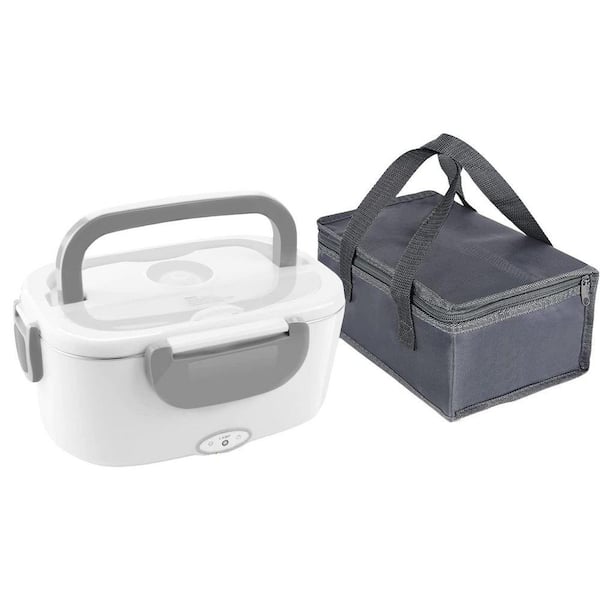 3 in 1 Portable Electric Lunch Box Food Warmer for Car & Home, Leak Proof with 304 Stainless Steel Container, 1.5L