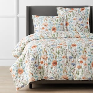 The Company Store Legends Hotel Palmeros Floral Wrinkle-Free White