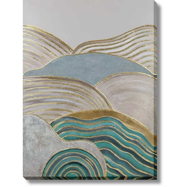 Classy Art 1 Piece Unframed Graphic Print Abstract Art Print 48 in. x ...