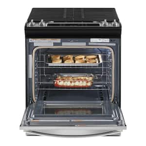 30 in. 5.0 cu.ft. Gas Range with Self-Cleaning Oven in Stainless Steel