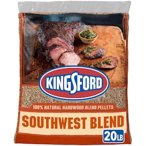 20 lbs. Southwest Blend of Mesquite, Cherry and Oak Wood BBQ Smoker Grilling Pellets