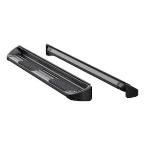 Black Stainless Truck Side Entry Steps, Select Chevrolet Silverado, GMC Sierra 1500, 2500, 3500 HD Extended Cab