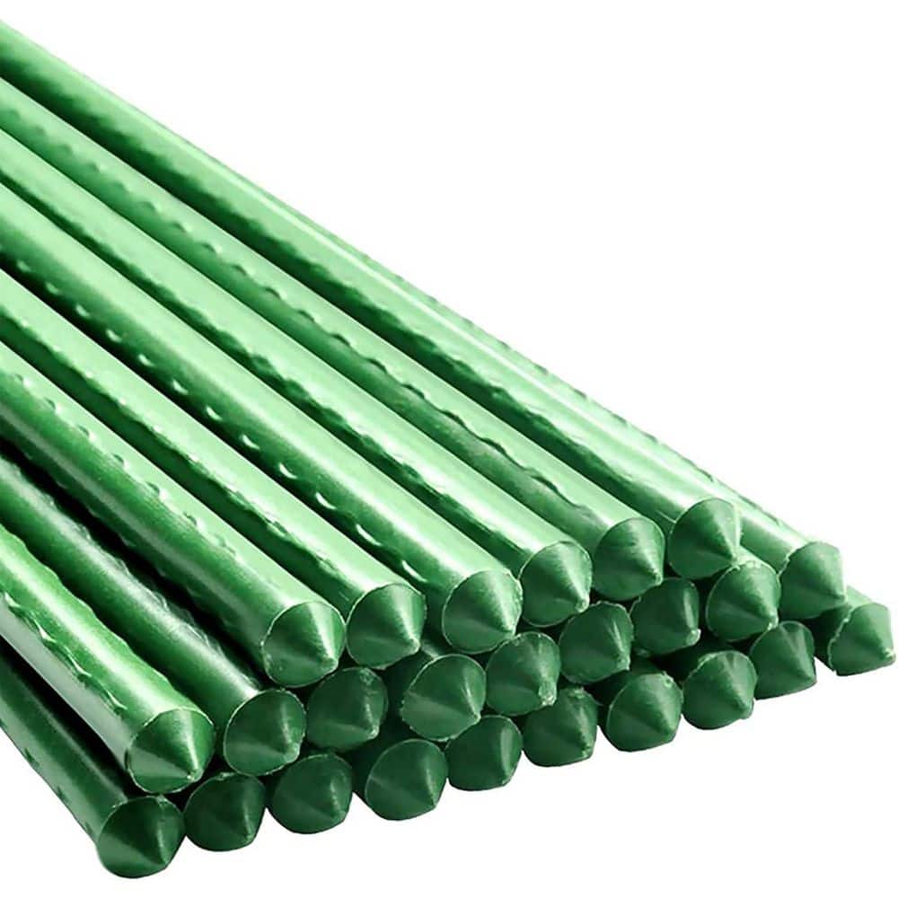 48 in. Steel Plant Stakes Support Non-Slip Design for Climbing and Potted Plants, 25-Pack price history on PriceWatchPro