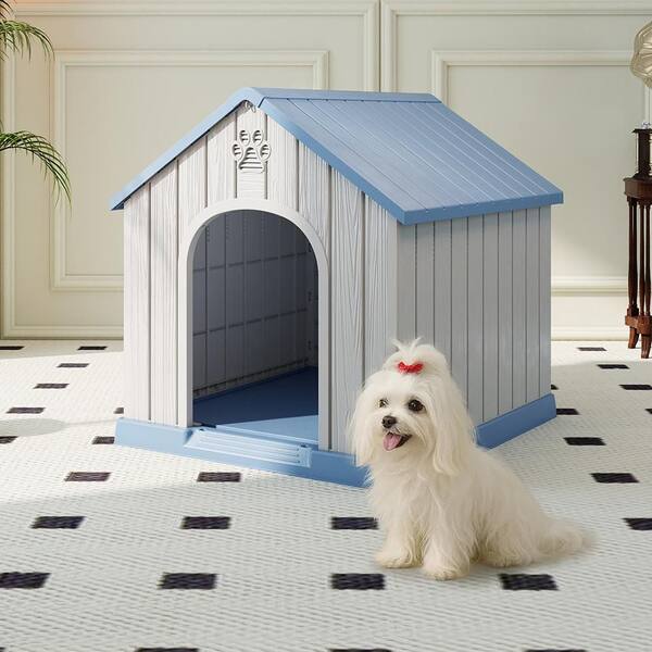 Blue Small Dog House for Home and Garden Use 98Pet-41 - The
