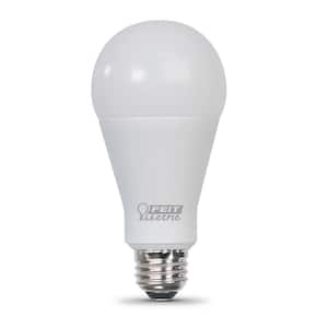 300-Watt Equivalent A23 Non-Dimmable High Brightness Frosted E26 Medium Base LED Light Bulb Daylight 5000K (1-Bulb)