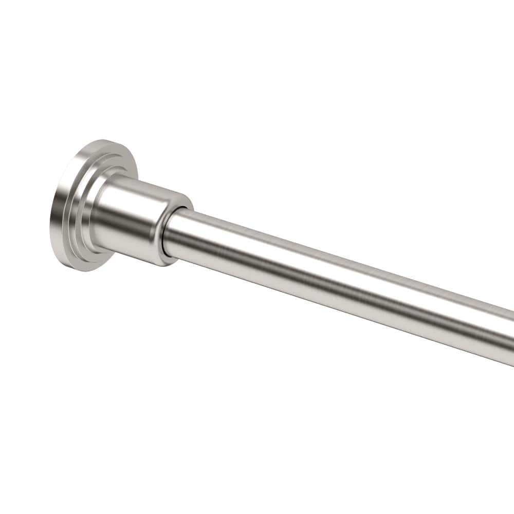 Gatco Marina Collection 72 in. Shower Rod and Flange Set in Satin