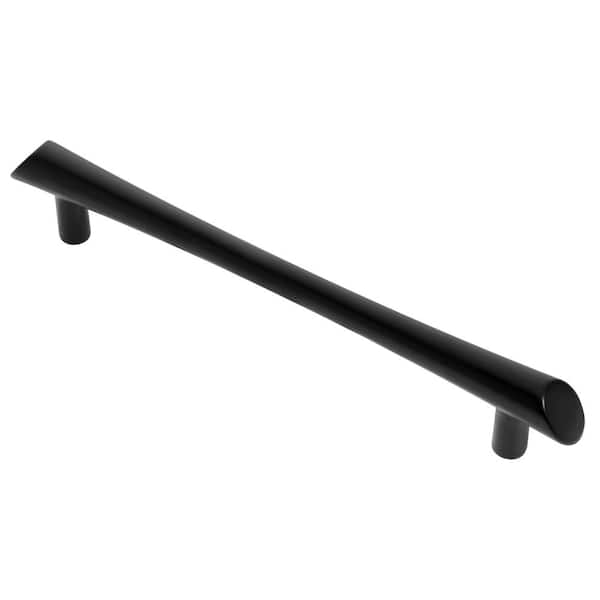 Wisdom Stone Corba 6-5/16 in. (160 mm.) Center-to-Center Black Cabinet Bar Pull