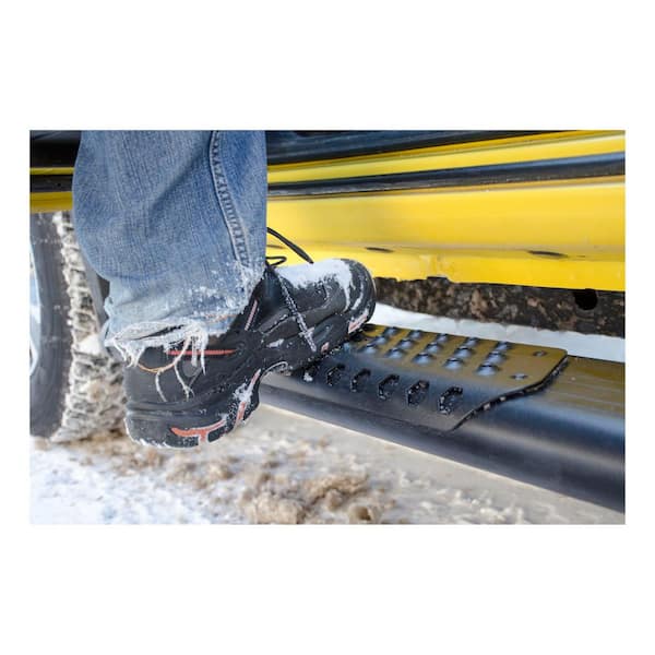 O-Mega II 36-Inch Black Aluminum Side Steps, Select Nissan NV1500, NV2500, NV3500