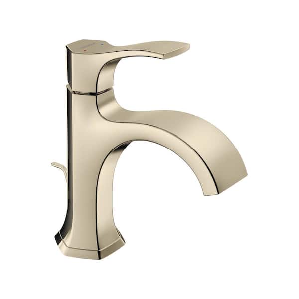 Hansgrohe Locarno Single Handle Single Hole Bathroom Faucet in Polished Nickel