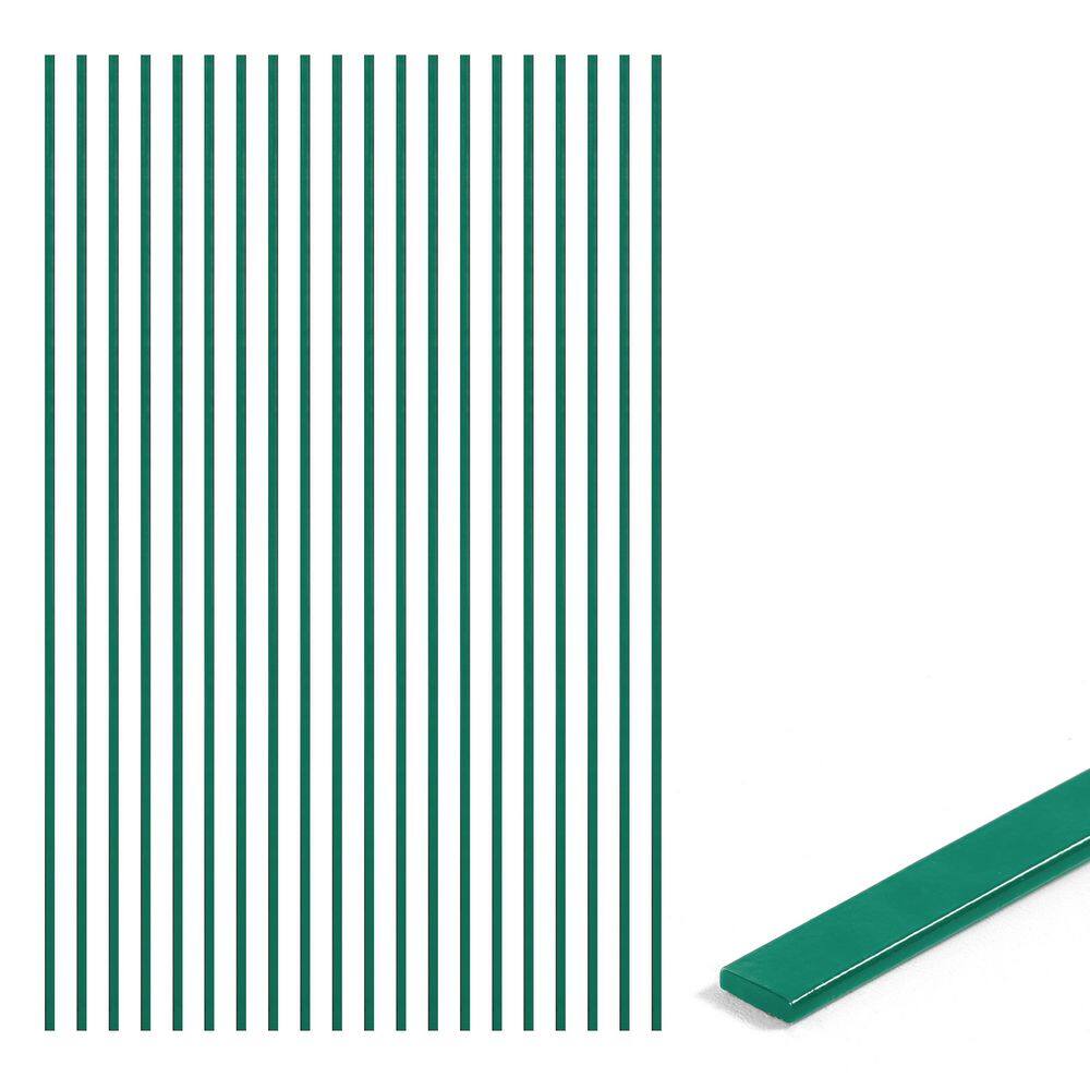 60 in. Chain Link Fence Green Galvanized Steel Flat Tension Bar (Pack of 20) price history on PriceWatchPro