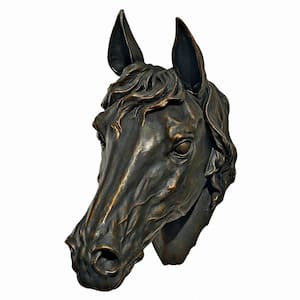 14.5 in. x 7.5 in. Freedom Spirit Horse Study Wall Sculpture
