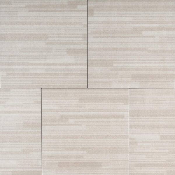 MSI Take Home Tile Sample-Rug Bianco 4 in. x 4 in. Glazed Porcelain ...