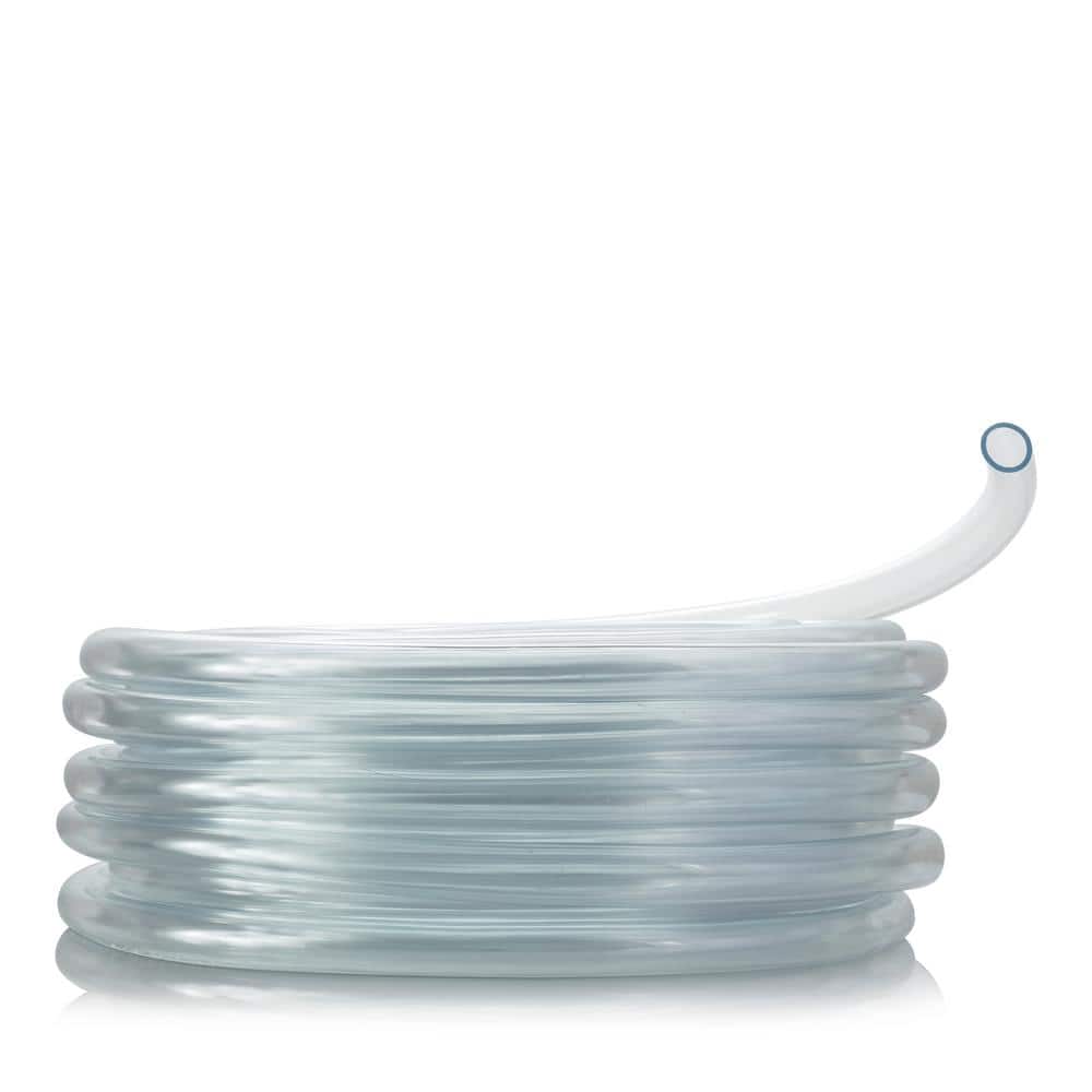 1/2 in. I.D. x 5/8 in. O.D. x 100 ft. Multi-Use Clear Flexible Vinyl Tubing