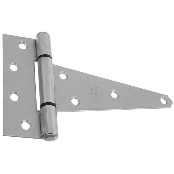 Stanley-National Hardware 6 in. Stainless Steel Extra Heavy T-Hinge