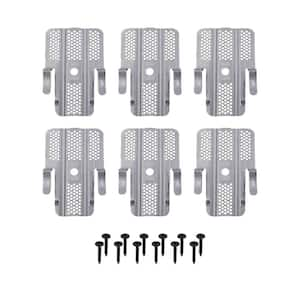 3 in. x 2 in. Steel Drywall Repair Clip (6-Pack)