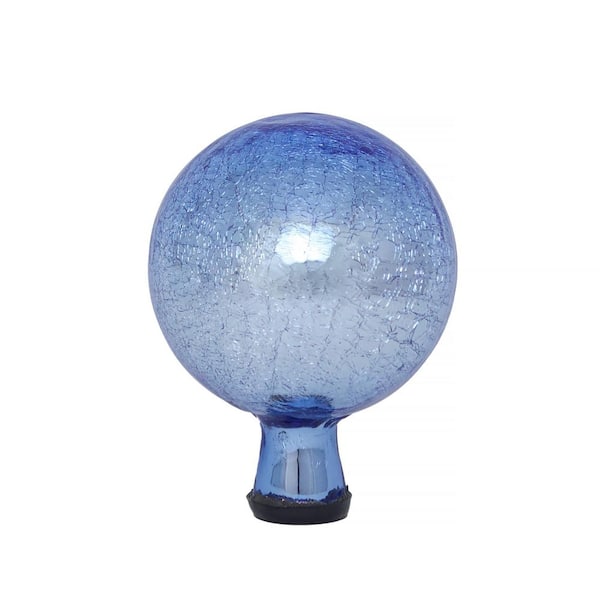 Decorative Reflecting Glass Gazing Globe, 6 in. Dia Lapis Blue
