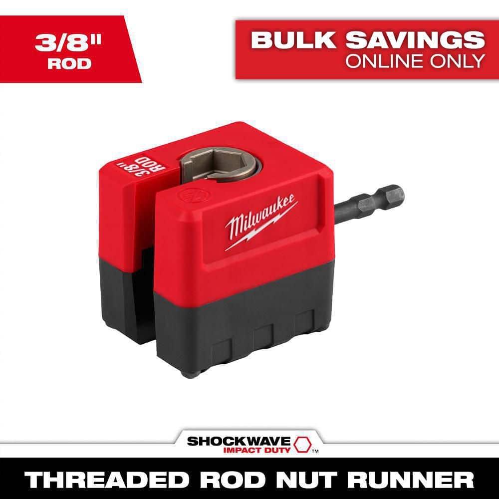 Milwaukee 3/8 in. Threaded Rod Nut Runner 48-32-2391 - The Home Depot