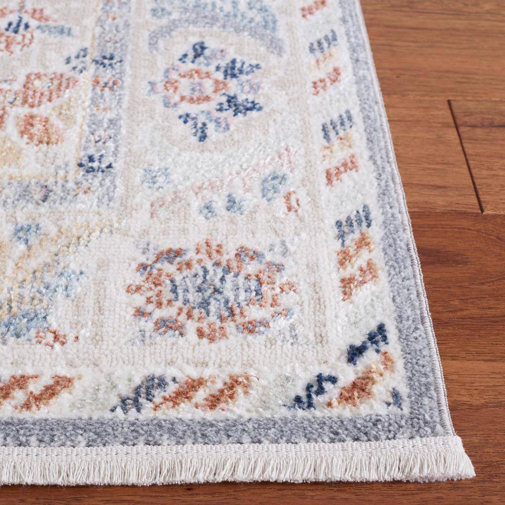 Blair ComfortSoft 59" Round Blue Synthetic Washable Rug