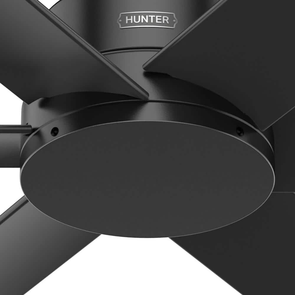Kennicott Matte Black 52" Industrial 6-Blade Ceiling Fan