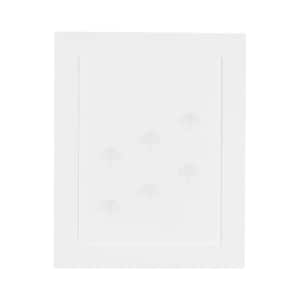 Lancaster Shaker White Decorative Door Panel 24-in. W x 30-in H x 0.75-in D