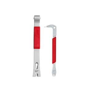 15 in. Pry Bar with 12 in. Nail Puller with Dimpler (2-Piece)