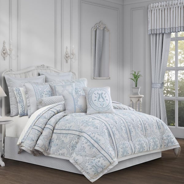 Bellfield Sterling Polyester King 4-Piece Comforter Set