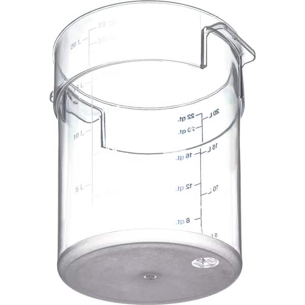 8 Quart Polycarbonate Space-Saver Storage Stor-Plus™ Container (Lid Sold  Separately)