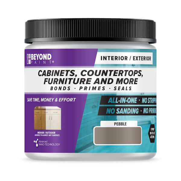 1 pt. Pebble Cabinets, Countertops, Furniture and More Multi-Surface All-in-One Interior/Exterior Refinishing Paint